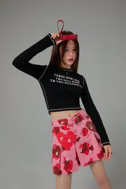 Those Who Love You Cropped Slim T-Shirt