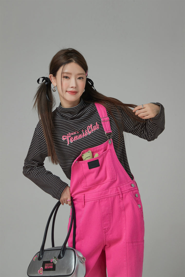 Promised Land Pocket Cotton Oversized Overalls