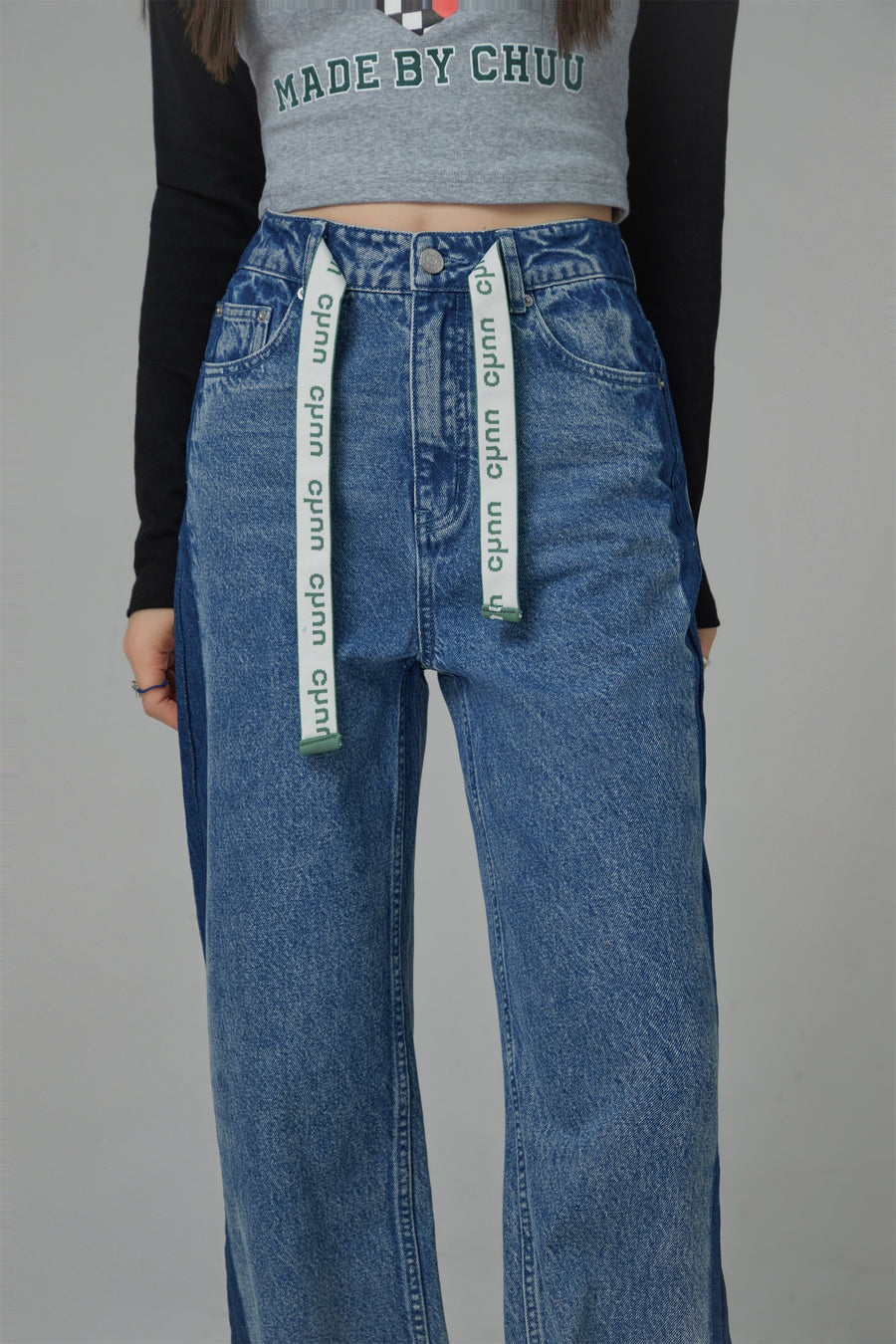 CHUU The Best Moments Wide Denim Pants