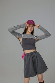 Positive Spark Knit Maxi Crop Top