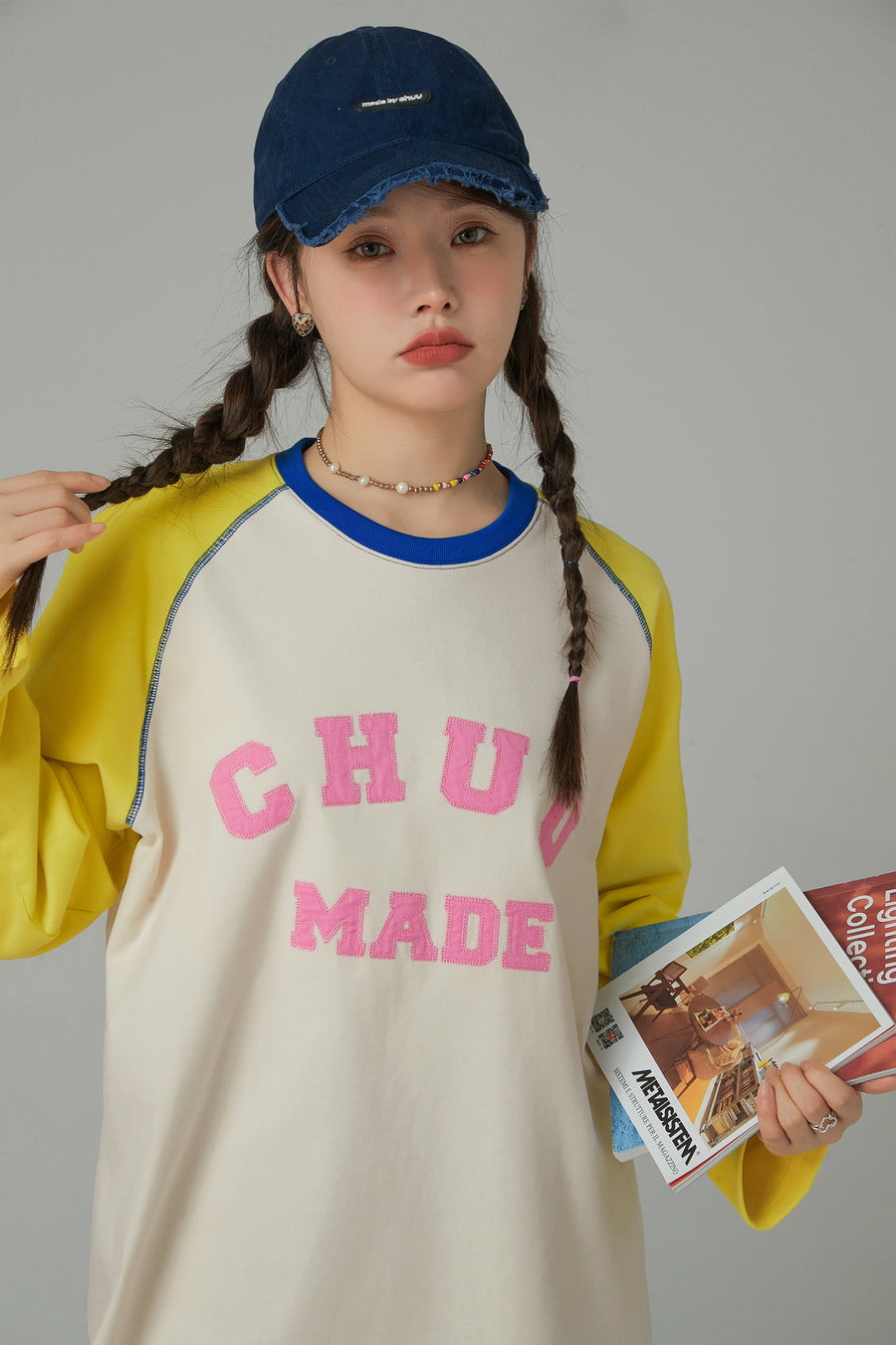 CHUU That Girl Raglan Round T-Shirt