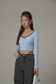 U-Neck Cropped T-Shirt