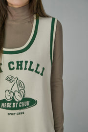 Hot Chilli Knit Vest