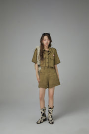 Jungle Raider Khaki Wide Shorts