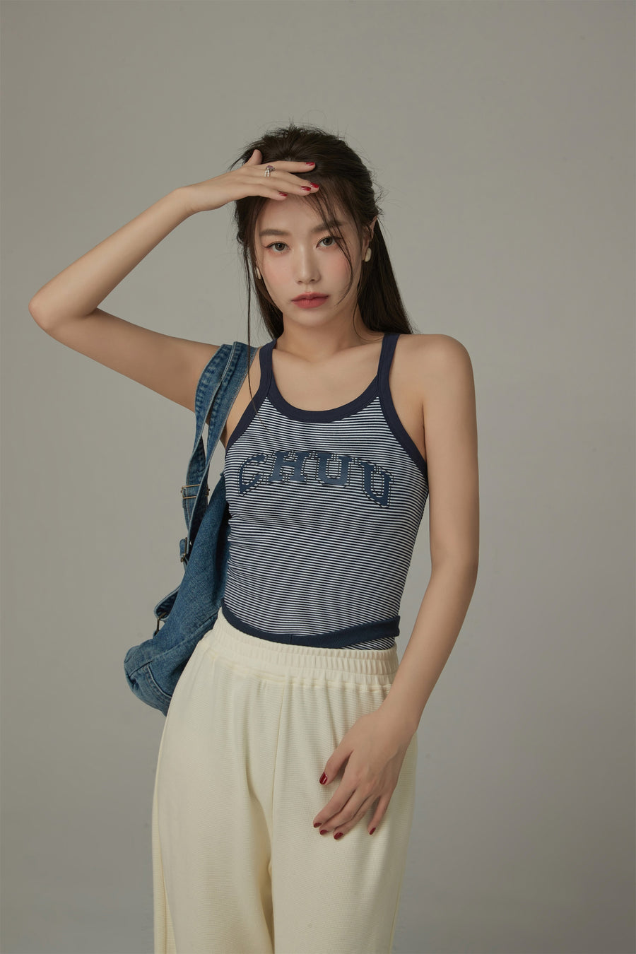 CHUU Striped Sleeveless Top