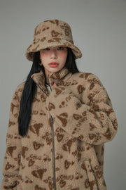 Heart Pattern Dumble Jacket