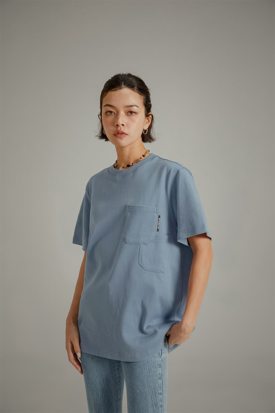 CHUU Front Pocket Oversized T-Shirt