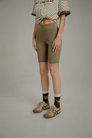 Line Point Biker Shorts