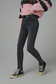 Heart Pocket Skinny Jeans