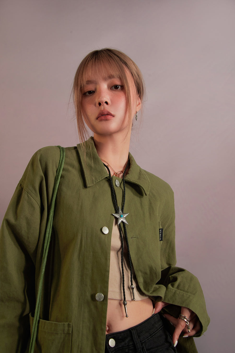 CHUU Vintage Oversized Shacket