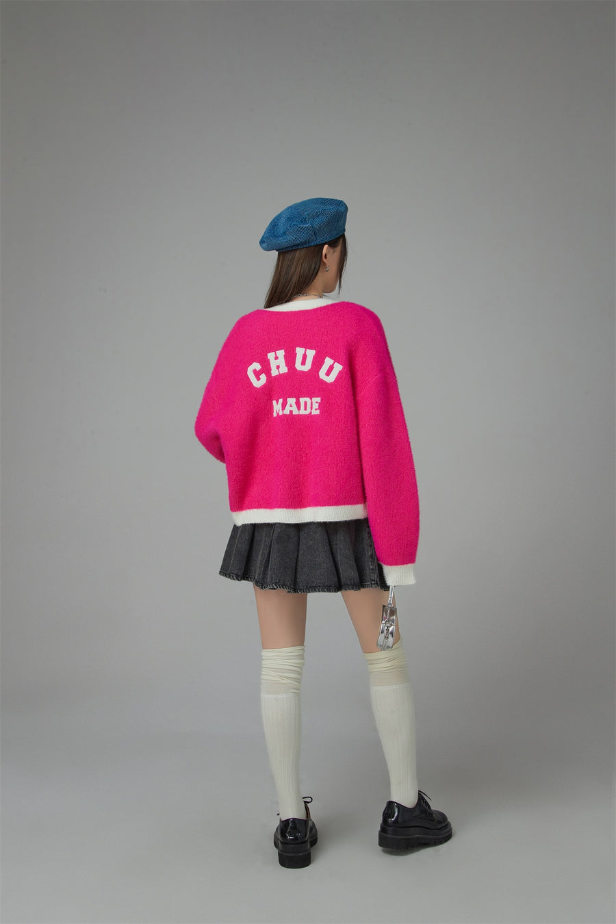 CHUU I Dream In Color V-Neck Knit Cardigan