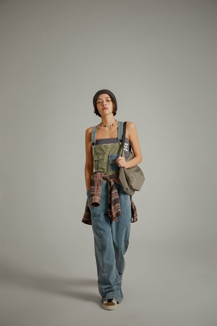 Vintage Oversize Denim Overalls