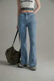 Slim Bootcut Denim Jeans