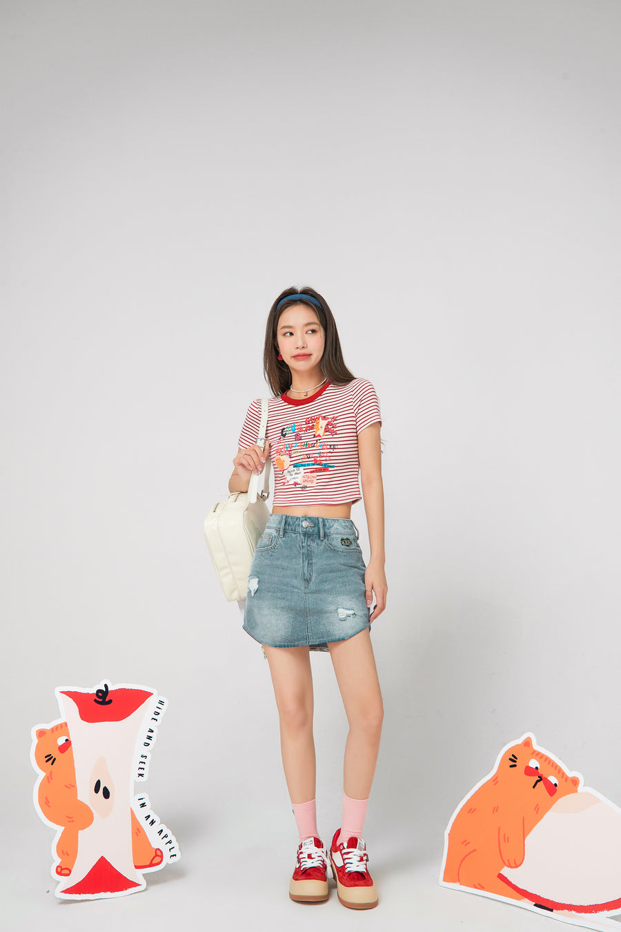 CHUU Inspiration Is All Around You Denim Skirt