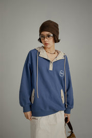 Noe Button Sweatshirt