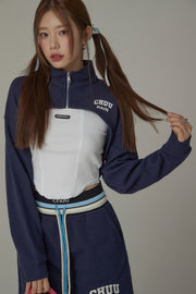 Bolero Sweatshirt Zip-Up