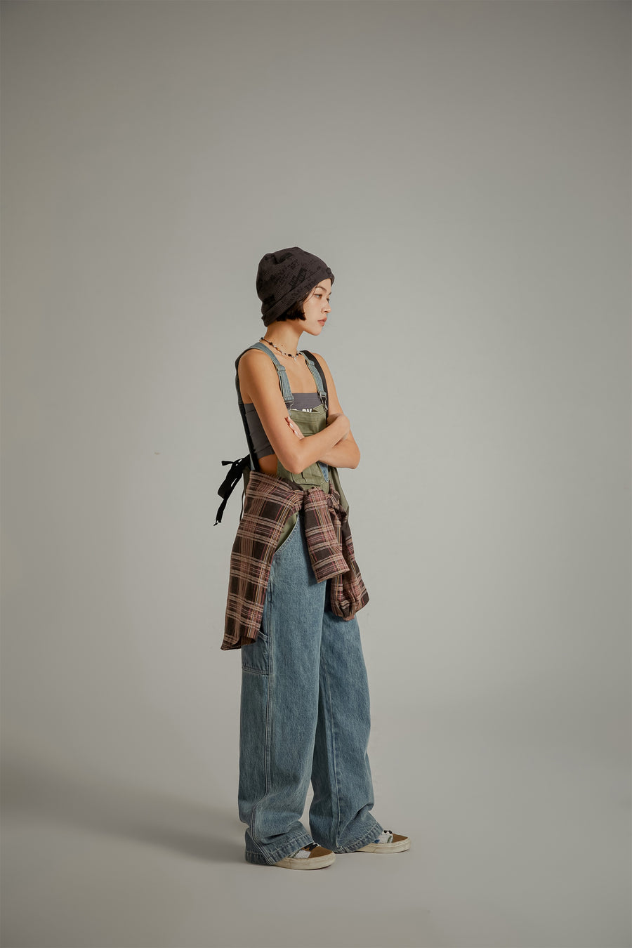 CHUU Vintage Oversize Denim Overalls