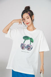 Cherry Logo Overfit T-Shirt