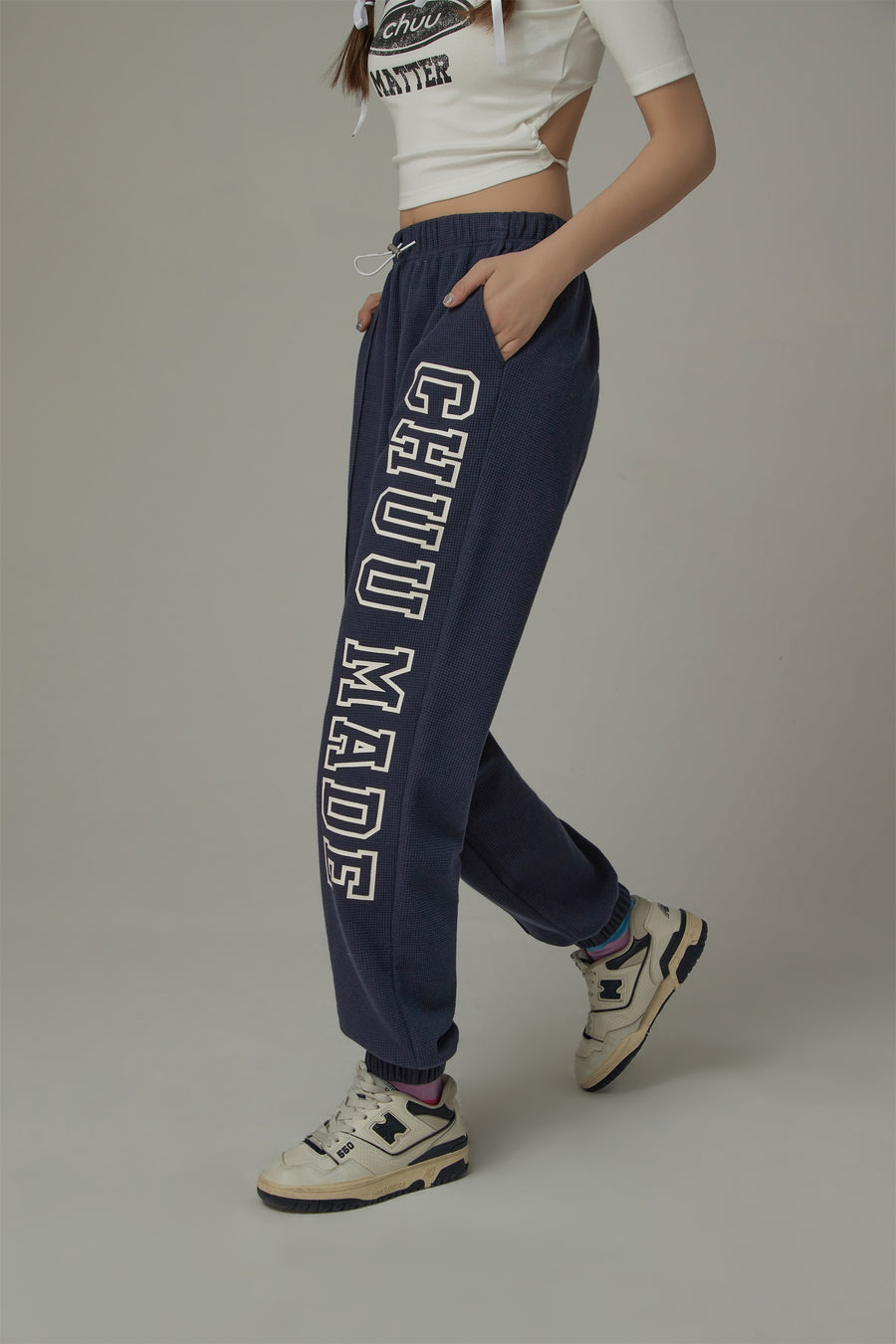 CHUU Chuu Made Logo Jogger Pants