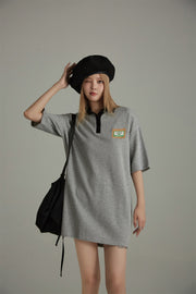 Loose Fit Collar Dress