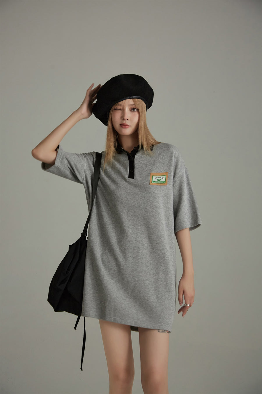 CHUU Loose Fit Collar Dress