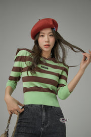 You Are So Sweet Stripes Knit Top