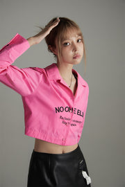 No One Else's Logo Crop Shirt