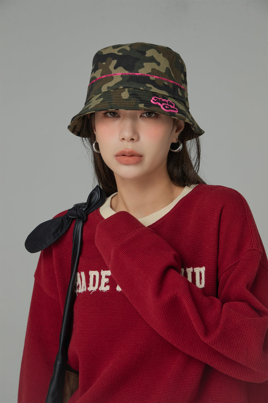 CHUU Canvas Textured Sweater