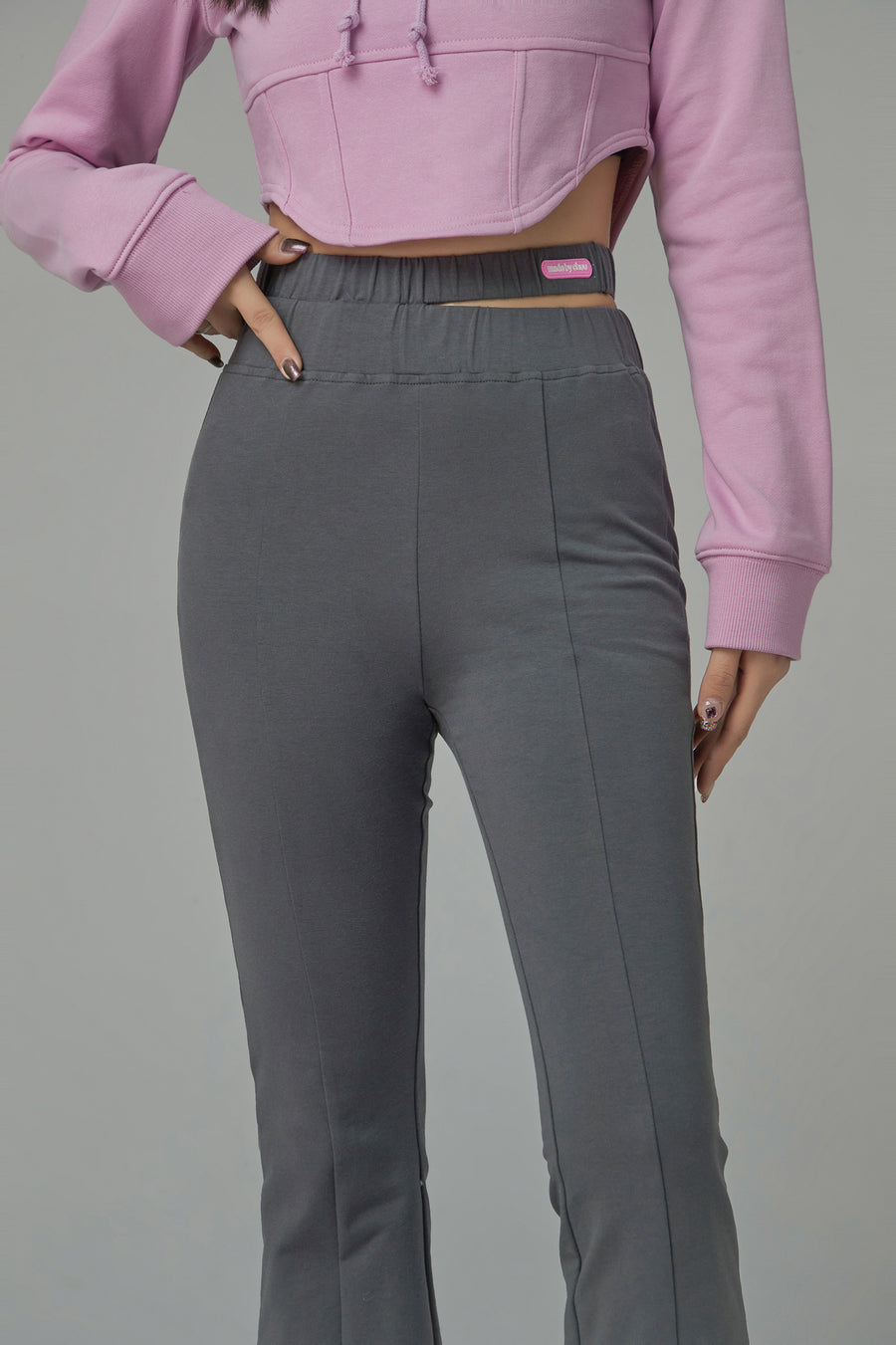 CHUU Split Slim Pants