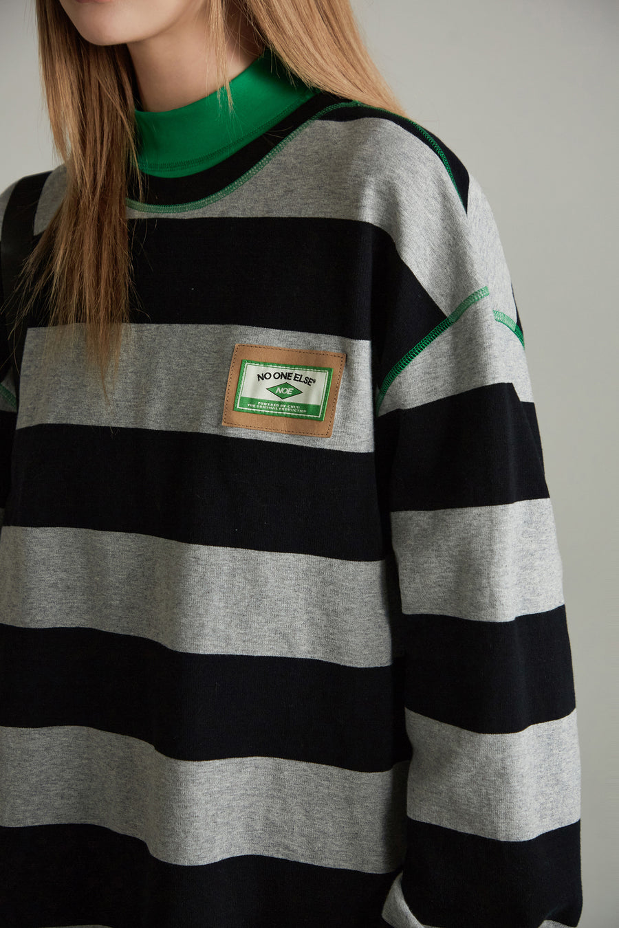 CHUU Striped Long Sleeve T-Shirt