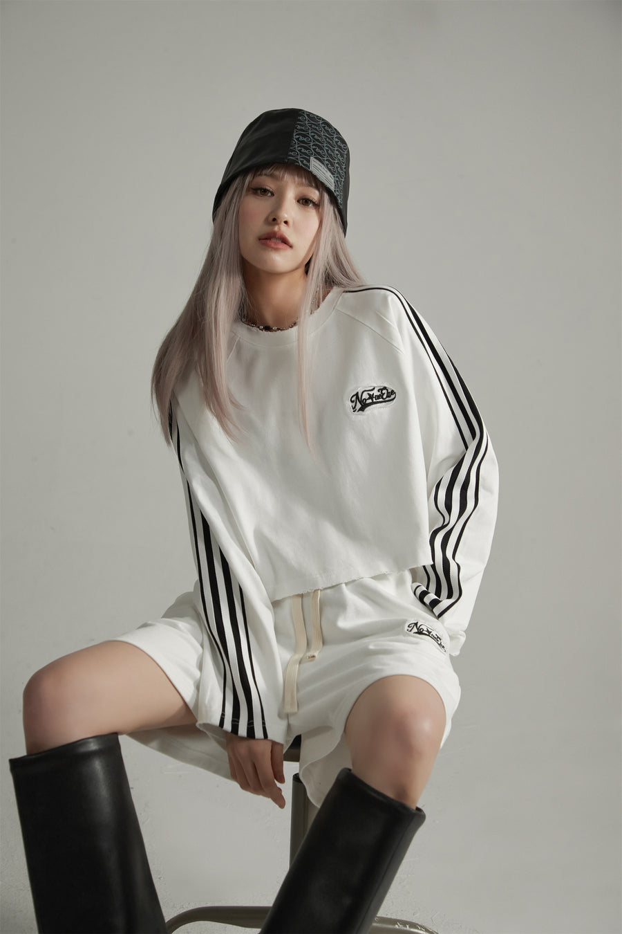 CHUU Raglan Cropped T-Shirt