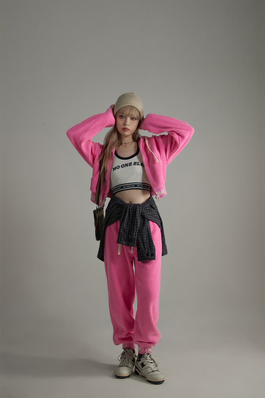 CHUU Waistband Wide Jogger Pants