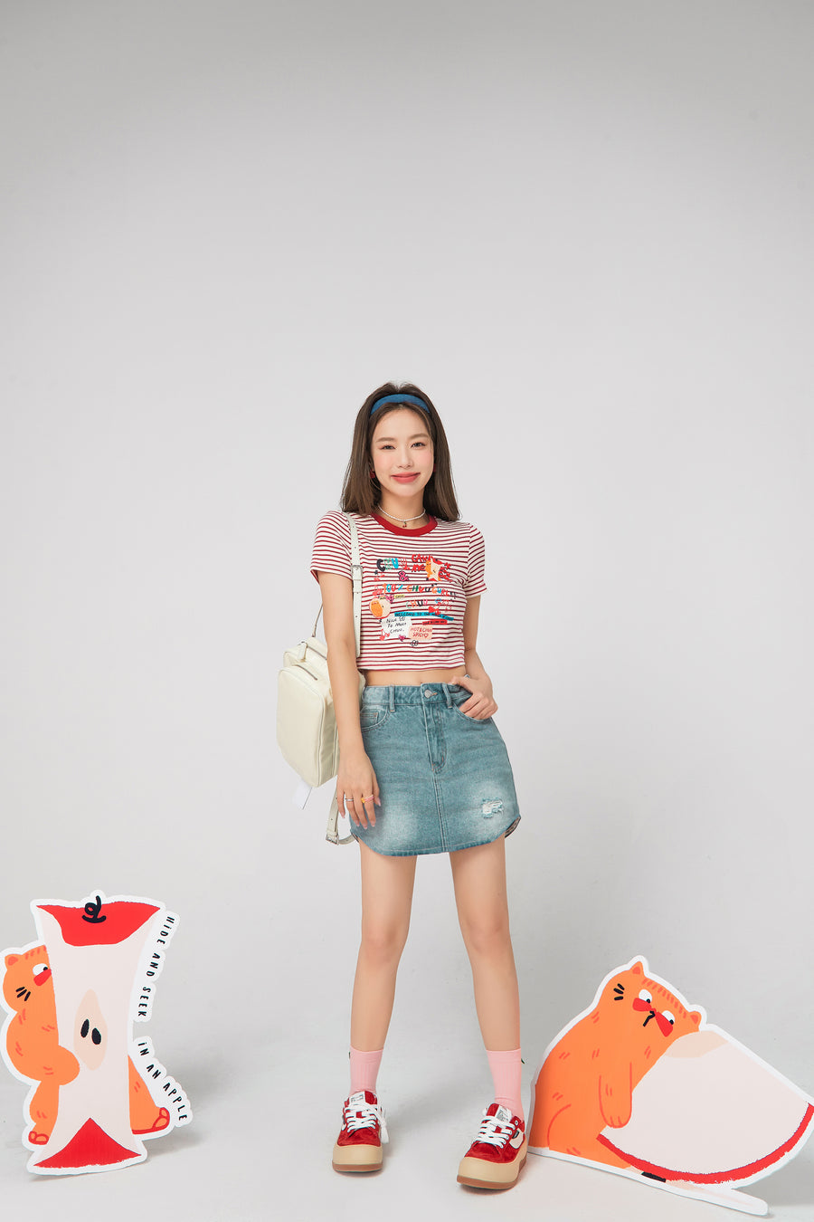 CHUU Inspiration Is All Around You Denim Skirt