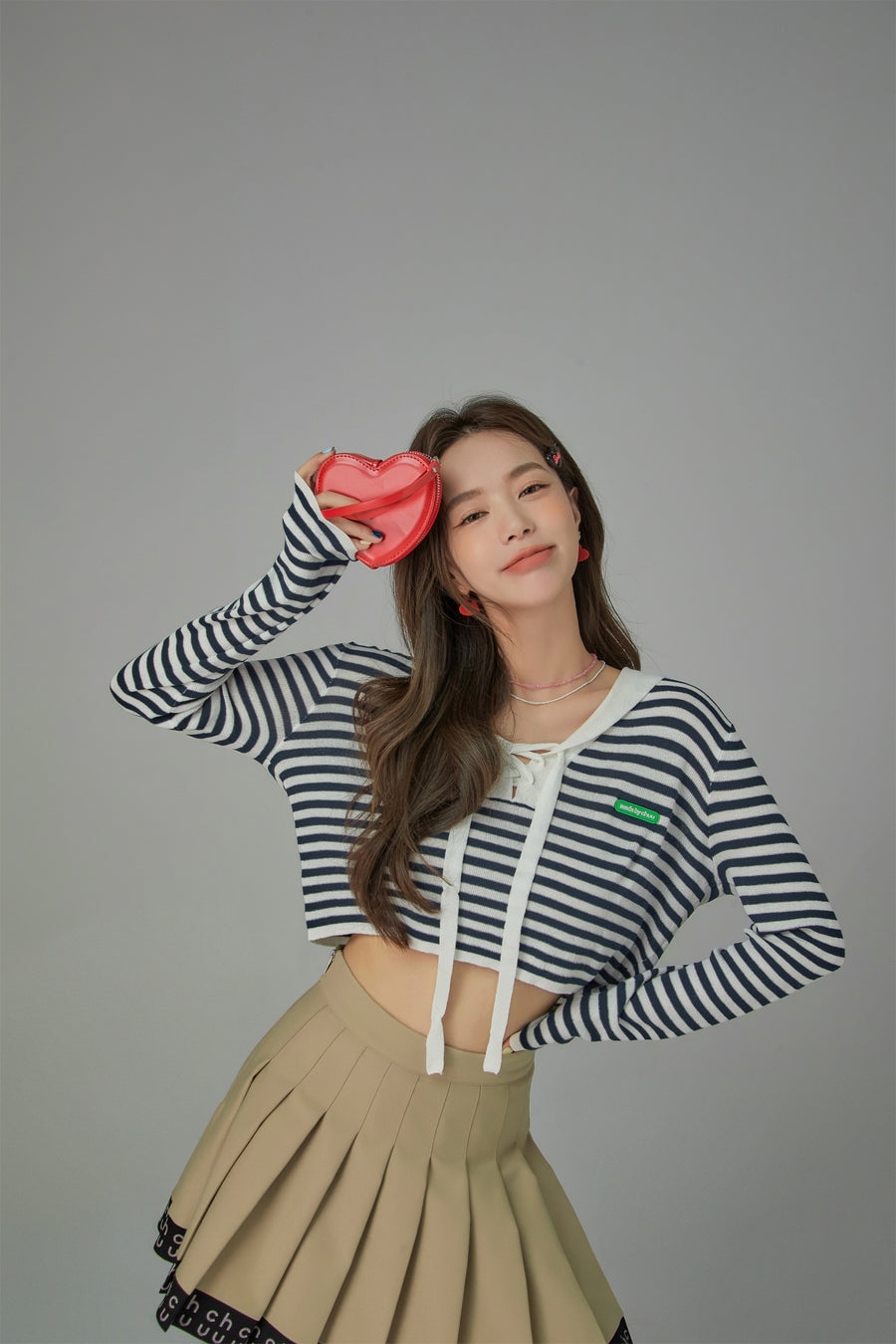 CHUU Sailor Striped Knit Sweater