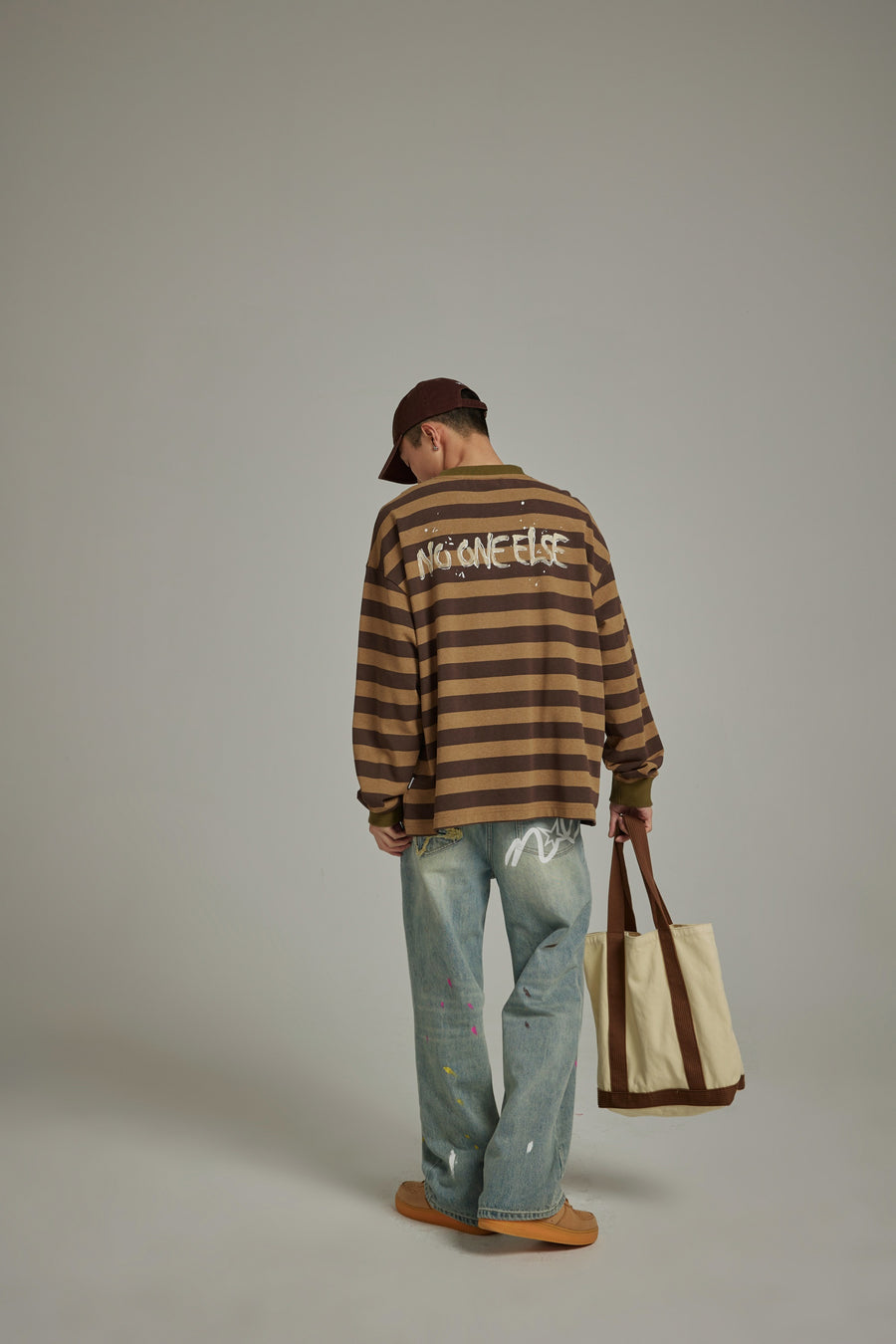 CHUU Stripe Color Sweatshirt