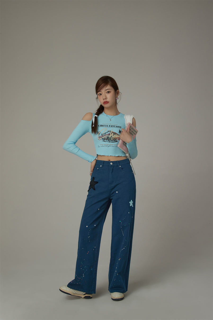 CHUU Star Wide Pants