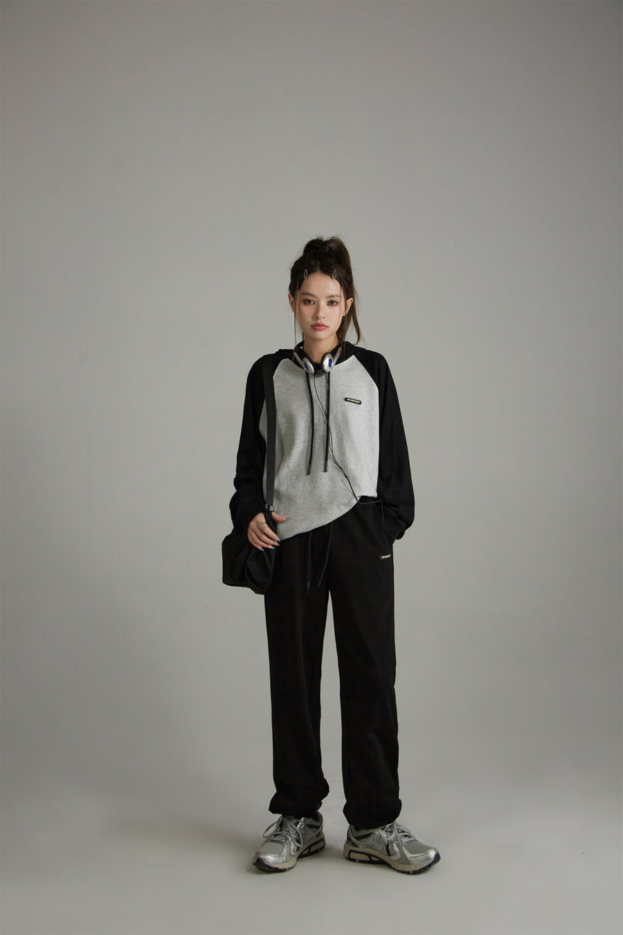 CHUU High Waist Loose Fit Jogger Pants