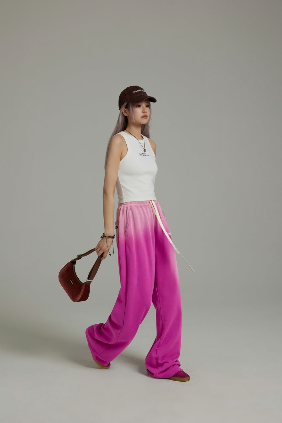 CHUU Vintage Gradient Wide Jogger Pants