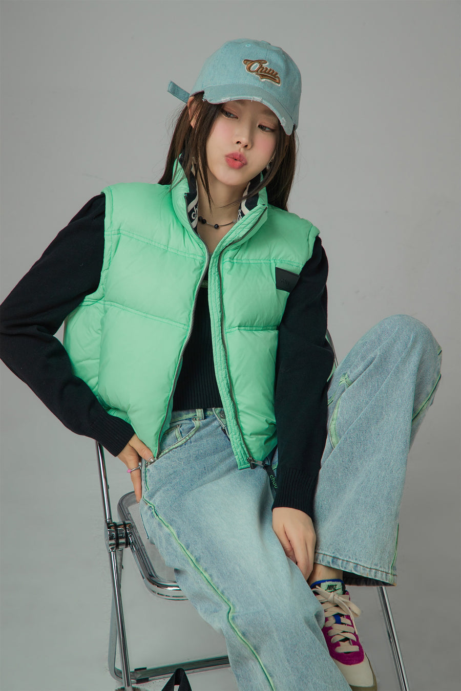 CHUU Snow Queen Chuu Padded Vest