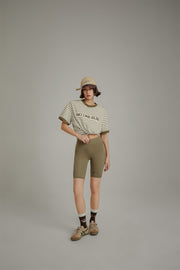 Line Point Biker Shorts