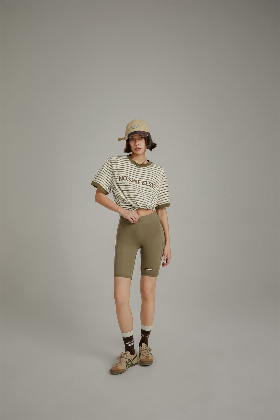 CHUU Line Point Biker Shorts