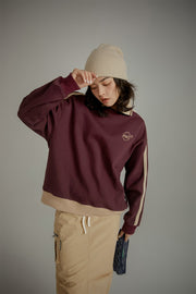 Polo Collar Loose Fit Sweatshirt