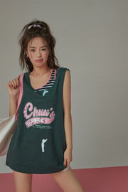 Carnival Loose Fit Sleeveless T-Shirt