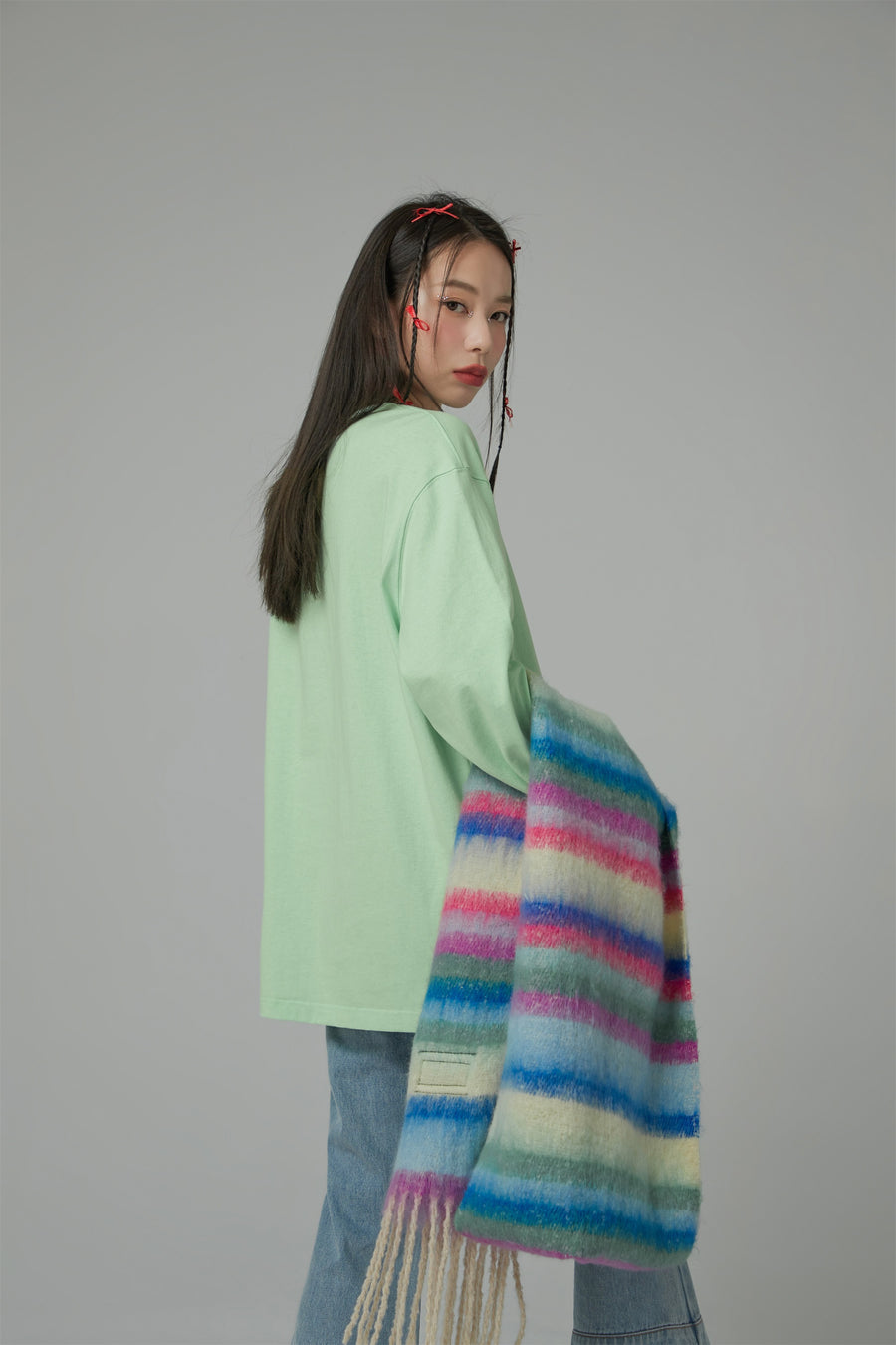 CHUU Retrograde Round Neck Sweater