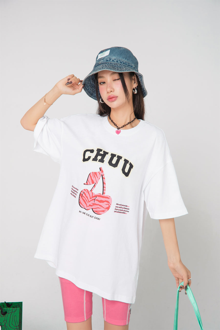 CHUU A Big Time For Manifestation Printed T-Shirt