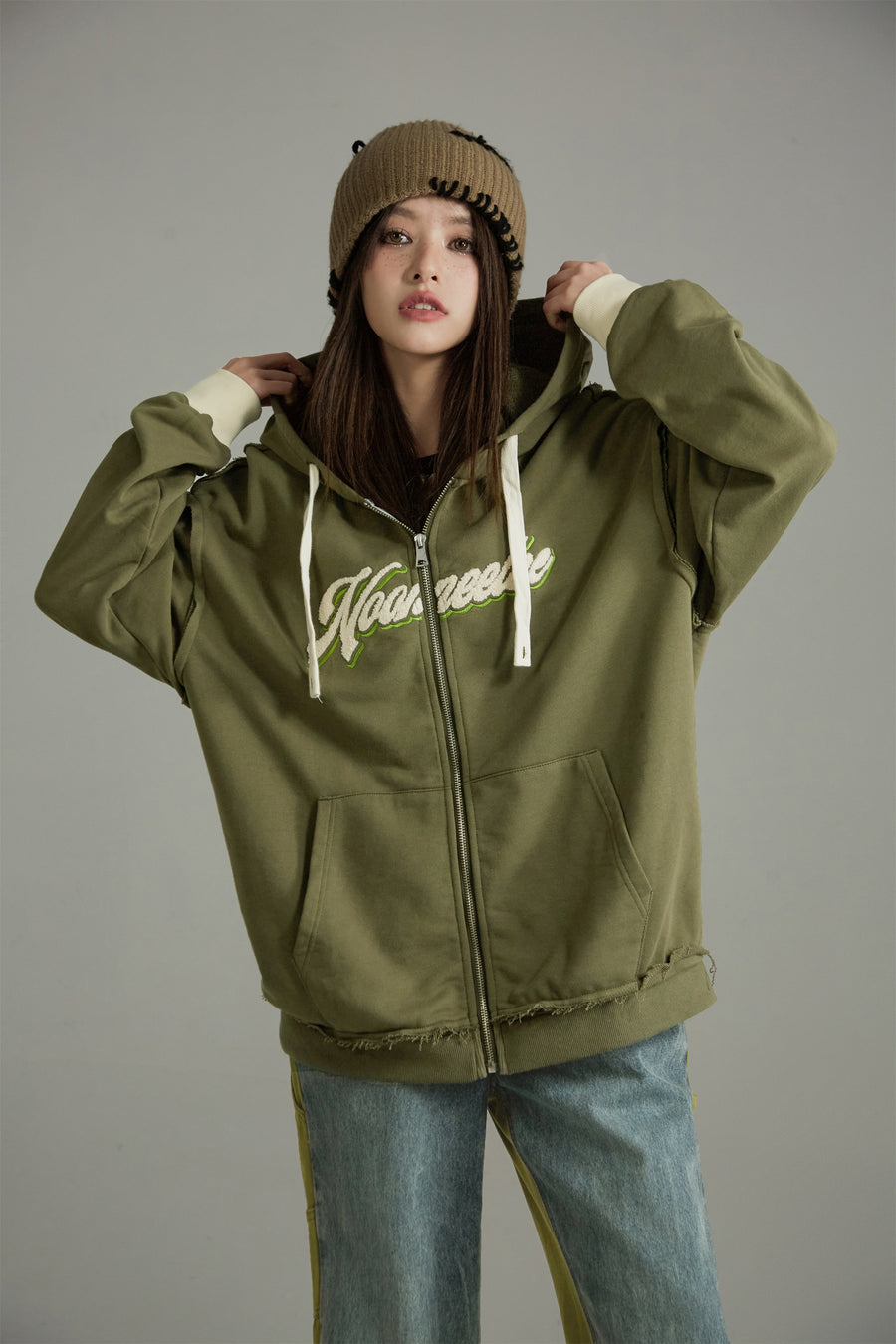 CHUU Daily Zip Up Hoodie