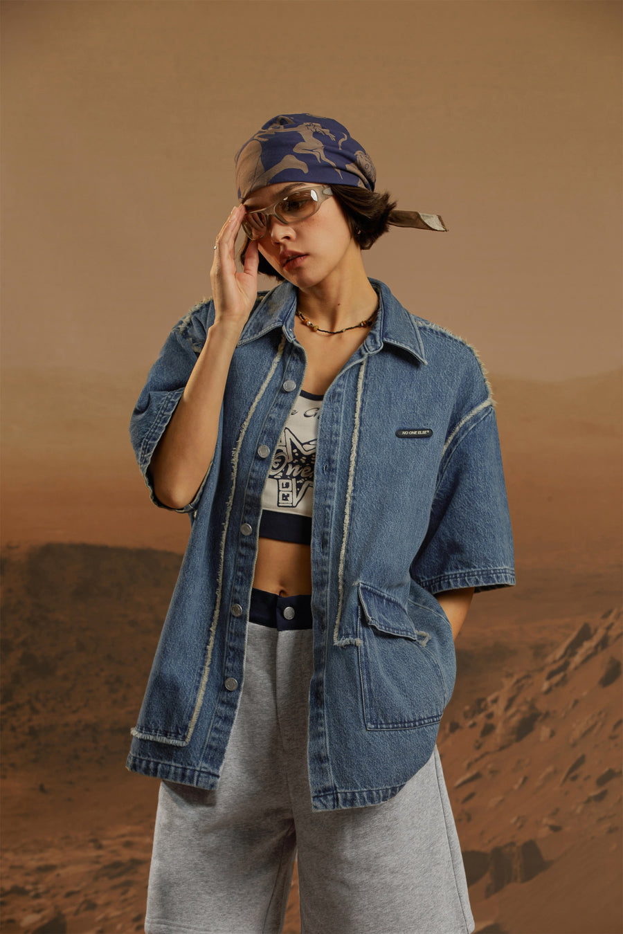 CHUU Vintage Denim Shirt