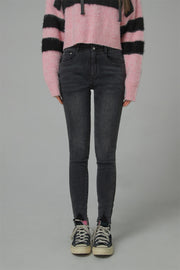 Heart Pocket Skinny Jeans