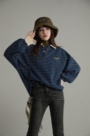 Stripe Inner Layer Sweatshirt