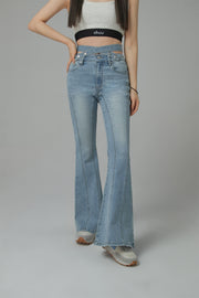 Just A Lullaby Fashion High-Waist Bootcut Jeans